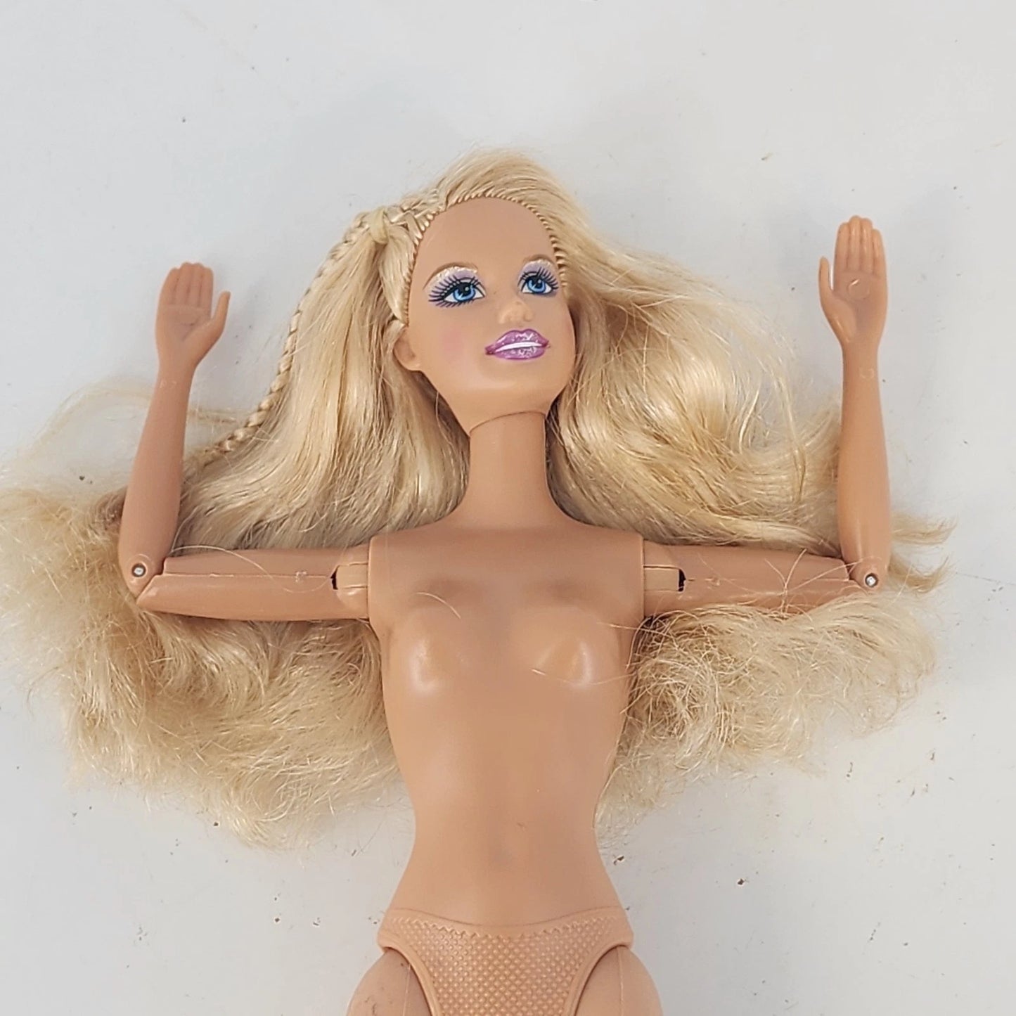 Barbie Doll Articulated Elbows Knees Blonde Nude Mattel 1999 Vtg Fashion China