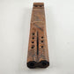 Hand Carved Flute Wooden Double Barrel Balkan Dvojnice 12.75" Long 7 Hole Vtg