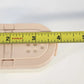 4 Tupperware 1843-23 Modular Mates Spice Containers Storage Beige Lids Vintage
