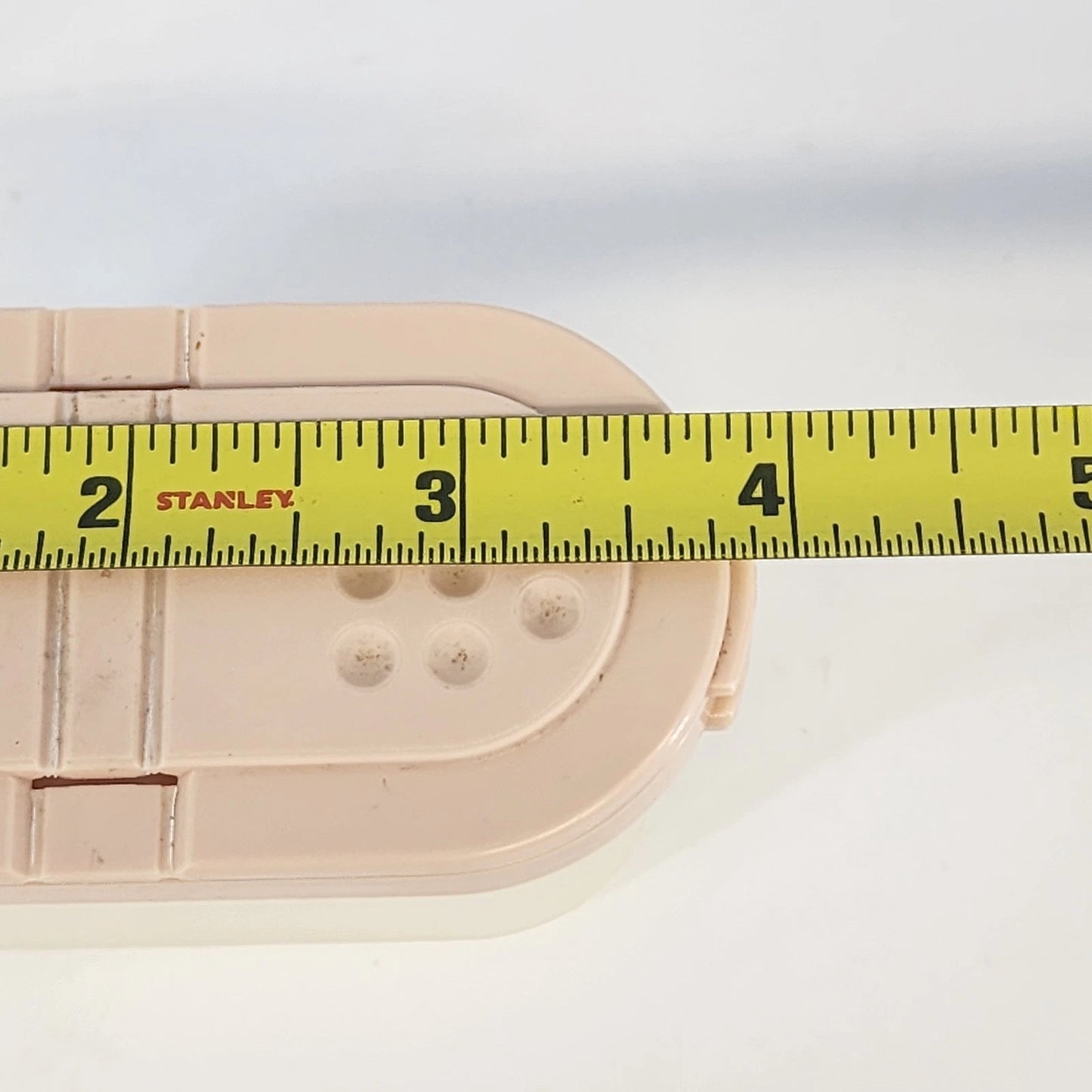 4 Tupperware 1843-23 Modular Mates Spice Containers Storage Beige Lids Vintage