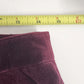 Newport News Jeanology Maroon Pants Size 10 Suede-Like Soft Stretch Cotton Vtg