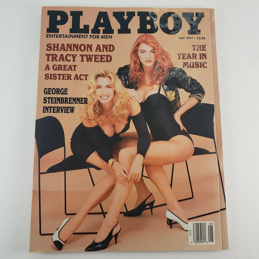 Playboy Magazine Vintage May 1991 Shannon and Tracy Tweed A Great Sister Act