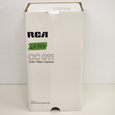 RCA Newvicon CC011 Color Video Camera with Original Box Vtg Japan Untested As Is