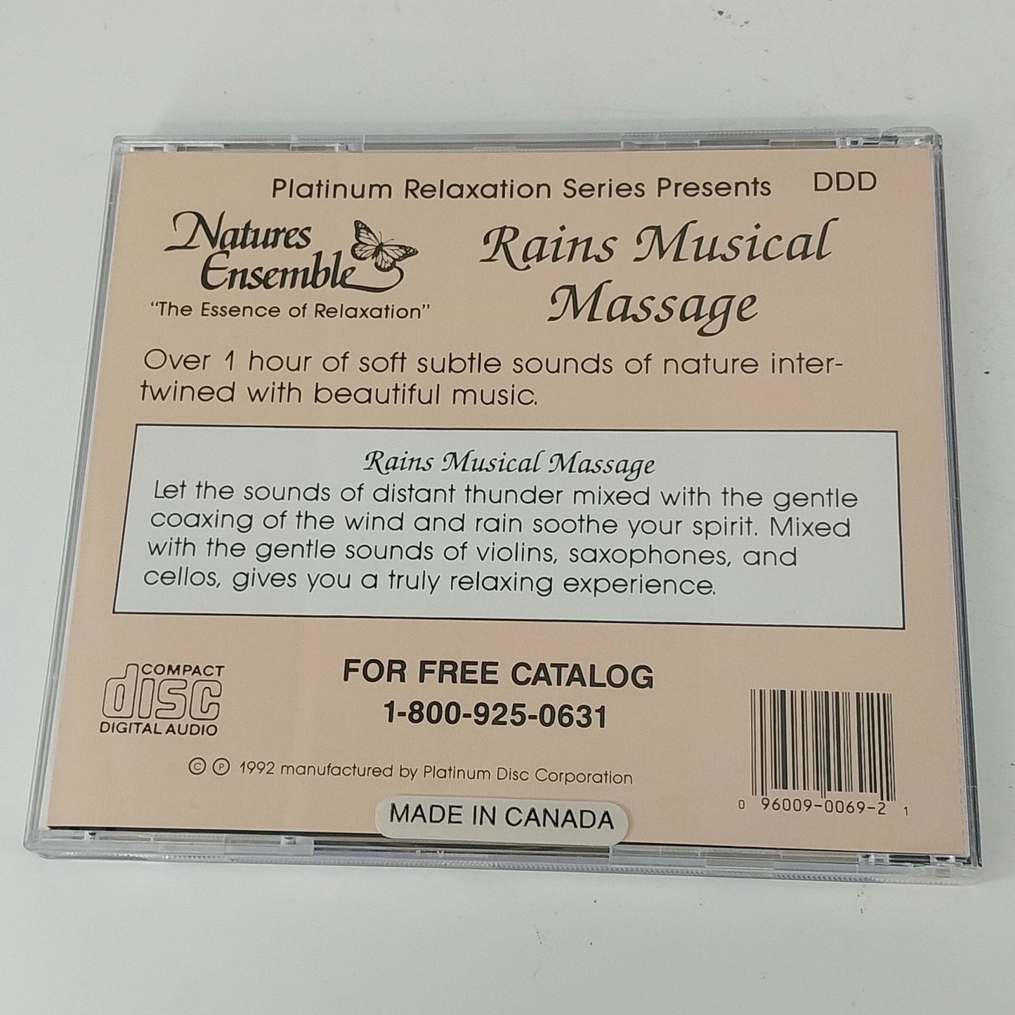 Nature's Ensemble Relaxation Series 4 CD Lot Nature Sounds Ambient Meditation
