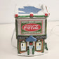 Barber Shop Christmas Village House Coca-Cola Townsquare Collection 1996 Vintage