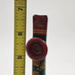 Metal Tin Lithograph Horn Kazoo 6.75" Cartoon Characters Toy Musical Instrument