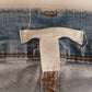 Eileen Fisher Women Light Wash Straight Leg Jeans Size 6 Distressed Cotton Denim