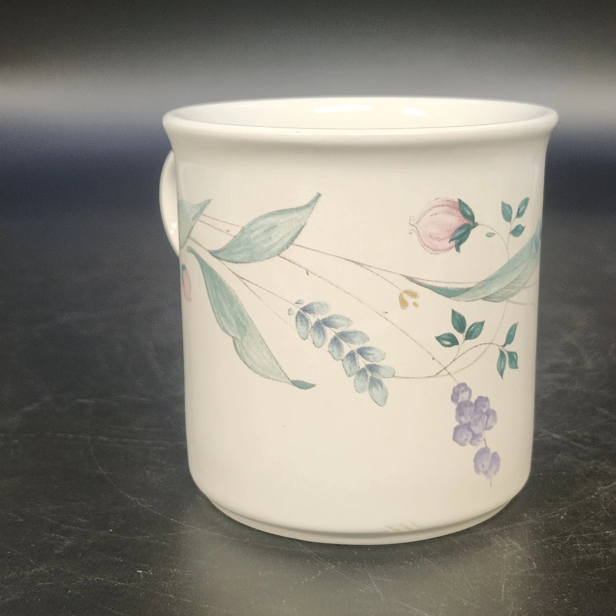 Pfaltzgraff April Floral Coffee Tea Mugs Cups Set of 4 Stoneware 3.25" USA