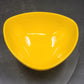 2 Buffalo China Triangle Bowls 9.25” Oneida Yellow Lemon Drop & Blue Hawaiian