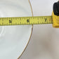 Pink Porcelain Footed Bowl Birds Nest Blue Flowers Gold Trim 6.25" Kitchen