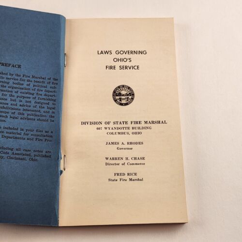 Legal Aspects of Fire Protection and Laws Governing Ohio's Fire Service Form 45