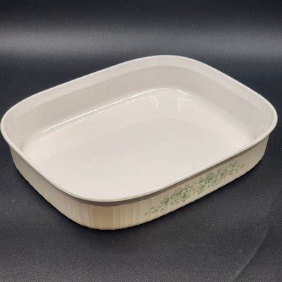 Corelle Corning Callaway White Ivy F21-B 4.5Liter Casserole Roaster Lasagna Dish