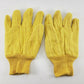3 Men’s Large Yellow Work Gloves Clute Cut Knit Wrist Fleece Lined