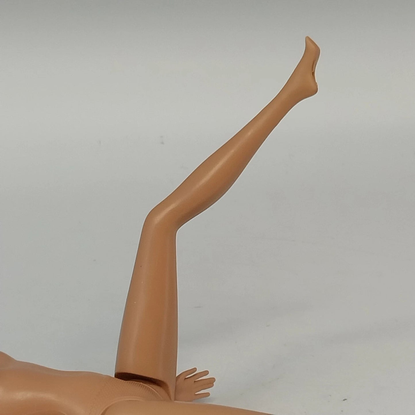 Mattel Barbie Doll Blonde Purple Hair Bendable Knees Nude Hair 1998 Head 1999
