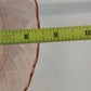 Fortecrisa Pink Swirl Ribbed Glass Coupe Soup Bowl 8.5” MCM Tableware Mexico Vtg