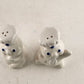 Pillsbury Doughboy 3 Pc Kitchen Set Spoon Rest Salt-Pepper Scouring Pad Holder