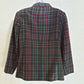 Sag Harbor Petite Ladies Blazer Wool Blend Black Red Green Plaid Size P10 Lined