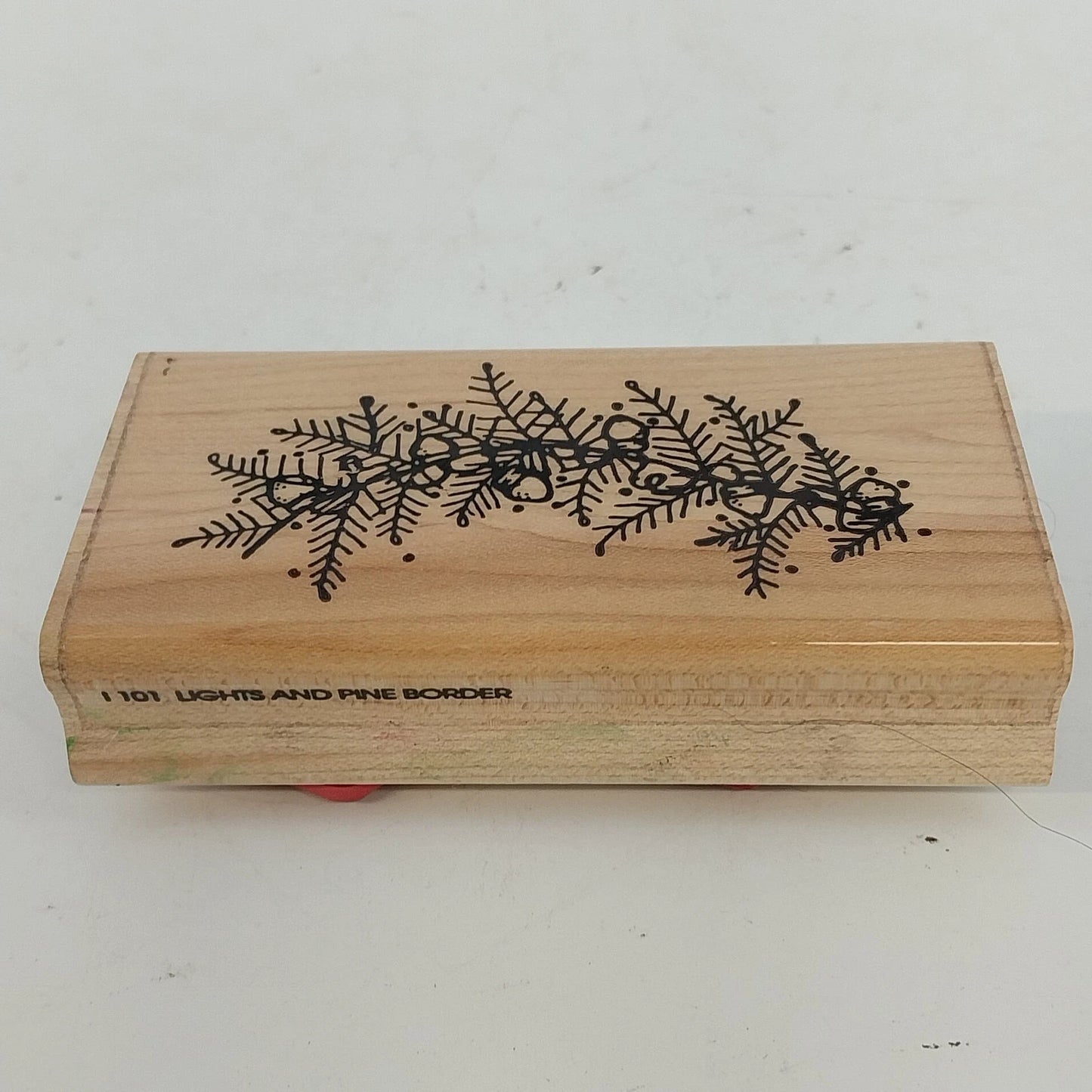 DOTS Wooden Rubber Stamp Set Camera Holiday Craft Stamps