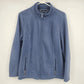 Skechers Go Walk Everywhere Women's Jacket Large Gray Ribbed Full Zip Pockets