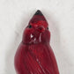 Red Cardinal Night Light Poinsettia Design Holiday Time C7 Bulb Outlet Mounted