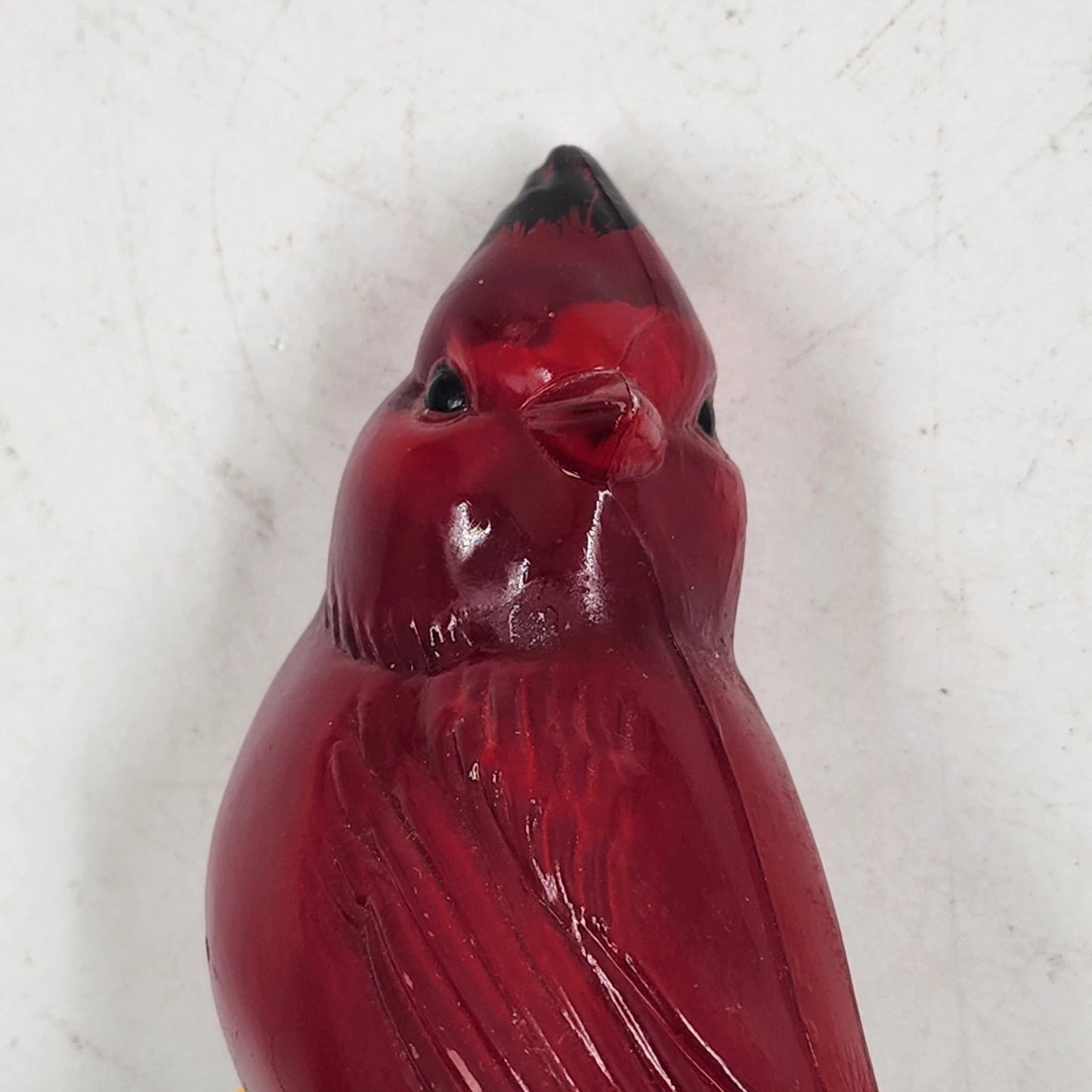 Red Cardinal Night Light Poinsettia Design Holiday Time C7 Bulb Outlet Mounted