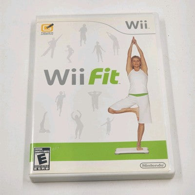 Wii Fit Nintendo Video Game & Disc Fitness Made Fun Exercise Complete 2008
