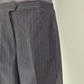 Sag Harbor Black Slack Pinstripe Women’s Size 7/8 Straight Leg Wool Blend