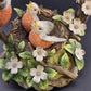 Robin Family San Francisco Music Box Porcelain Vtg OH WHAT A BEAUTIFUL MORNING