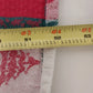 Christmas Woven Checkerboard Tablecloth Santa Snowman Red Green 52" x 72"