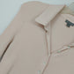 Ann Taylor Ribbed Knit Polo Sweater Collared Button Top Women's Medium Hong Kong