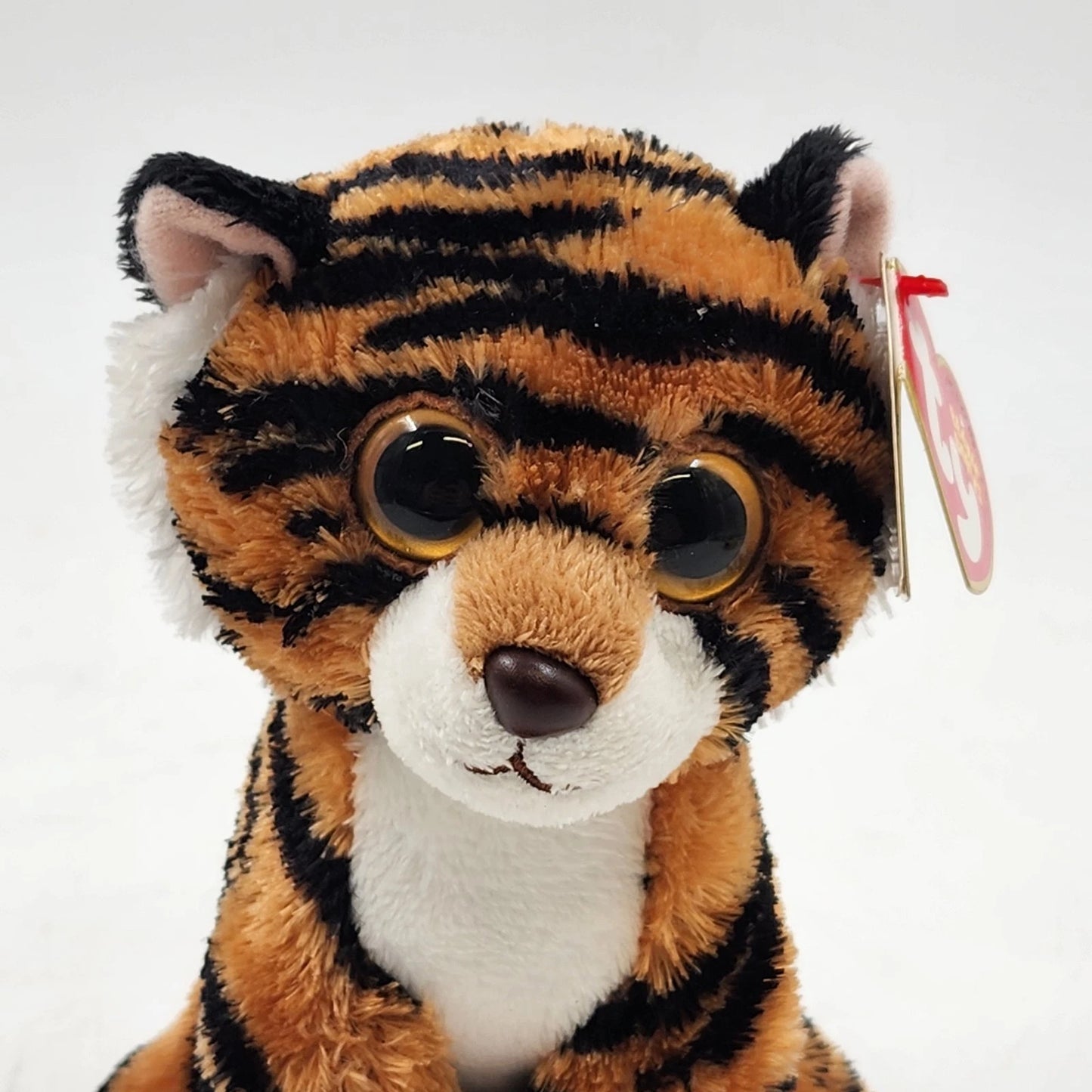 Ty Beanie Babies Stripers 2011 Tabby Cat Plush Orange Tiger Stripes 6" Polyester