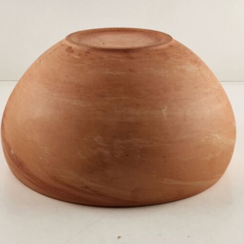 Terracotta Pots Luna Bowl Flower Clay Planters Light Swirl Pattern 7.5" d x 4" h