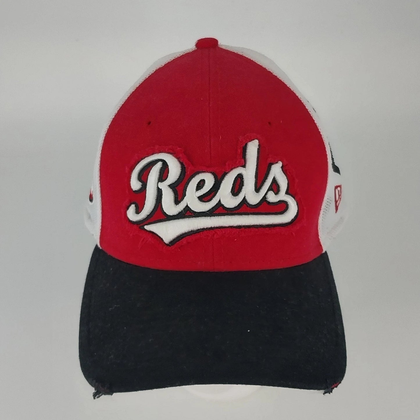 Cincinnati Reds New Era Trucker Hat Red White Mesh MLB Cap