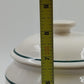 Corelle Callaway White Green Ivy Canister 8" Corning Ware Floral Lines China