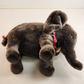 R Dakin Standing Elephant Gray Plush Stuffed Animal Toy 8" Vintage 1970s