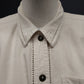 Liz Claiborne Chic Beige Cotton Shirt Dress Button Front with Belt Pockets Sz 4