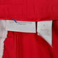 Liz Claiborne Lizsport Women's Red Cotton Slacks Size 4 High Rise Pleated leg