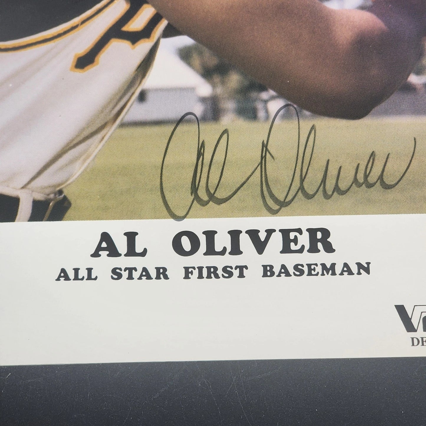 Al Oliver Autographed 8x10 Photo Pirates MLB Vintage