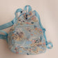 Vera Bradley Mesh Backpack Beach Treasure Nylon Strap Drawstring Adjustable Zip