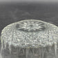 Arcoroc France Salad Serving Bowl Diamond Cut Crystal Clear Glass 5" Vintage