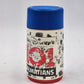 101 Dalmatians Disney Plastic Lunch Thermos by Aladdin Blue Lid Cup Collectible