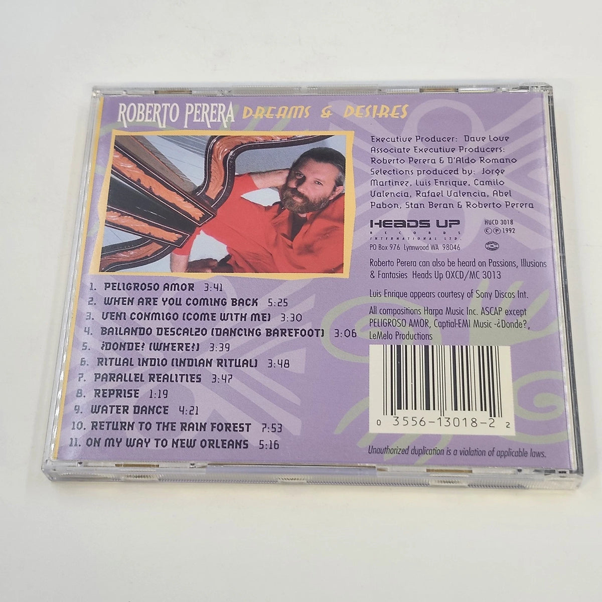 Roberto Perera 7 CD Harp & Soul Erotica Sensual Seduction Dreams & Desires Jazz