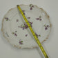 Limoges Bassett Austria Serving Platter Violet Floral Flower with Gold Tone Edge