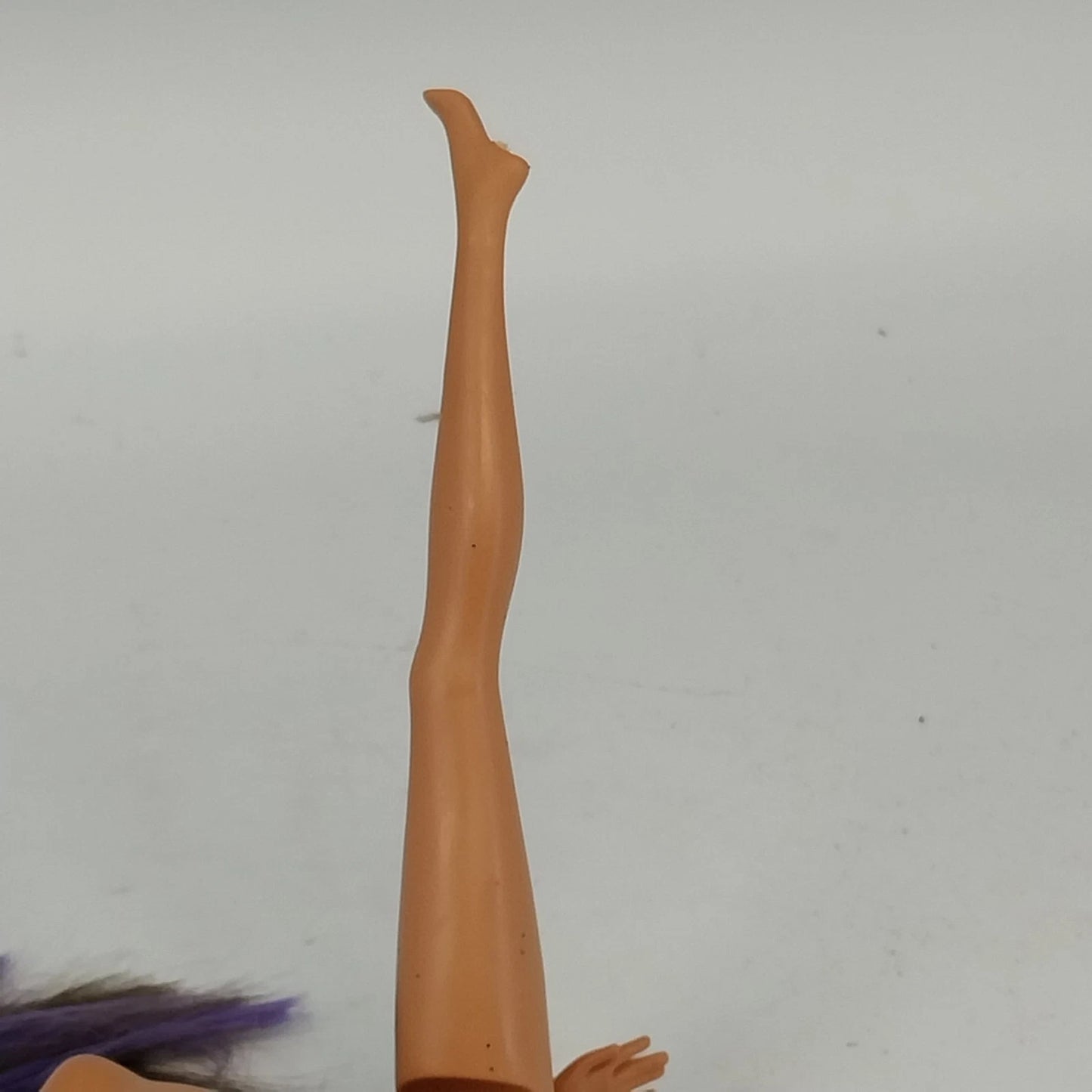 Mattel Barbie Ballerina Doll Brunette Purple Hair Bendy Knees Vintage