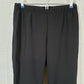 Women Chef Capri Small Black Knit Pull On Fame Fabrics Elastic Waist 28"W x 22"I