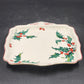 Villeroy & Boch Holly Square Handled Cake Plate 8.5" Vitro Porcelain EUC