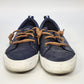 Sperry Crest Vibe Top Sider Navy Blue Canvas Sneakers Women's 7.5 Memory Foam