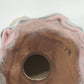 Holland Mold Lady Figurine White Pink Dress Hand Painted Ceramic 17" Vintage