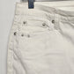 Earl Jean White Rhinestone Straight Leg Cuffed Denim Jeans 10