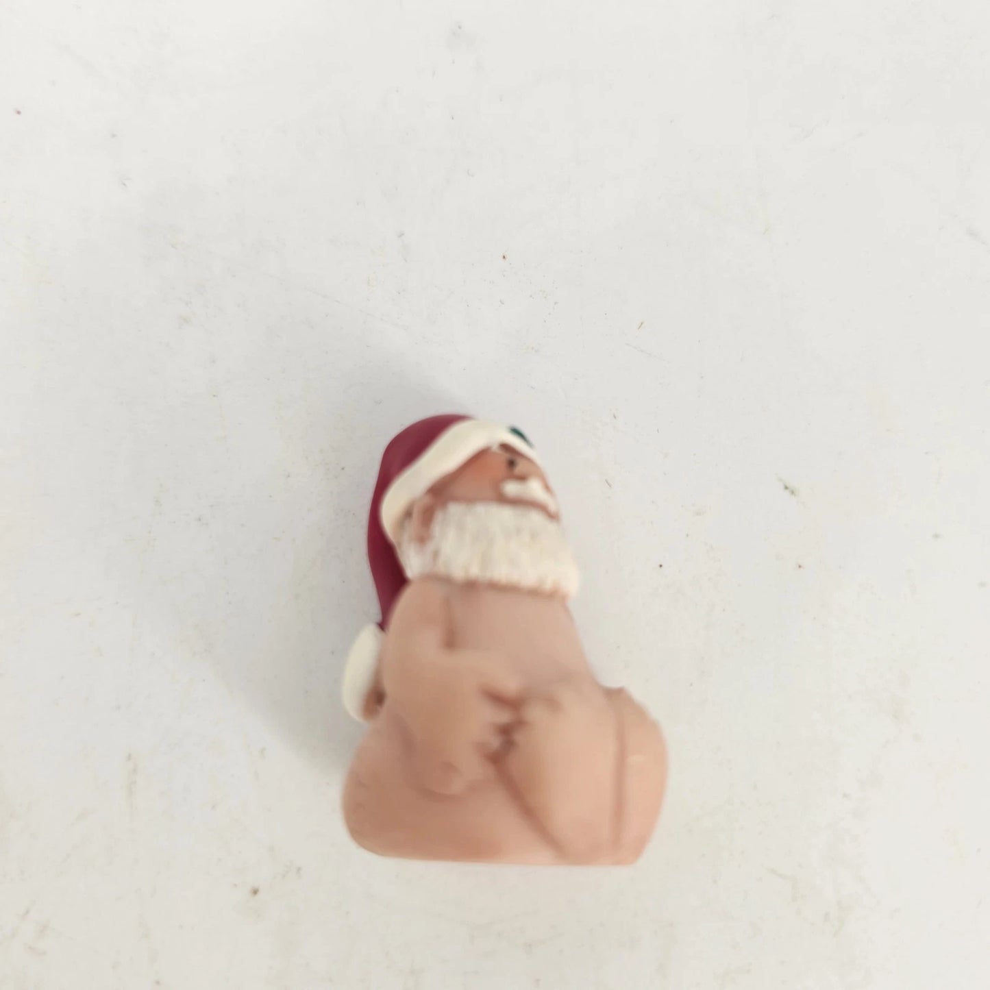 Jillian Miniature Santa Claus Figurine Resin 1.25 Inch
